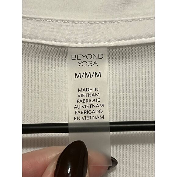 NWT Beyond Yoga Colorblock Go Retro Jacket Periwinkle Cloud/True White M - Picture 10 of 14